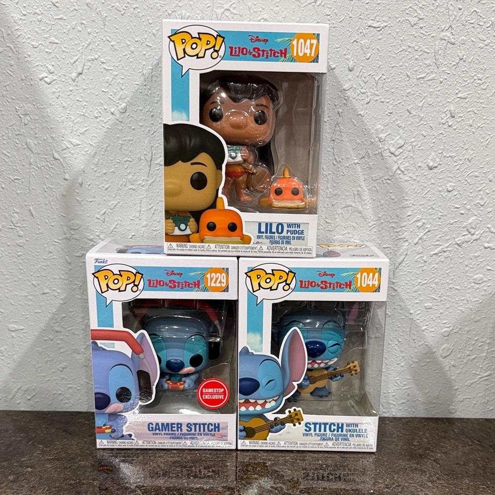Lilo & Stitch Funko Pop Vinyl Figures Set - Picture 1 of 5